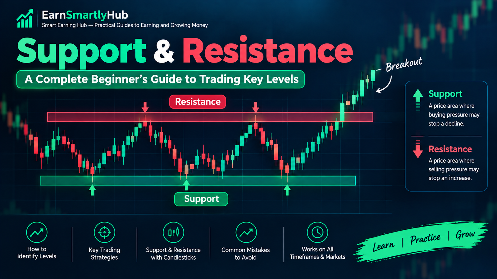 Support and Resistance: A Complete Beginner’s Guide to Trading Key Levels