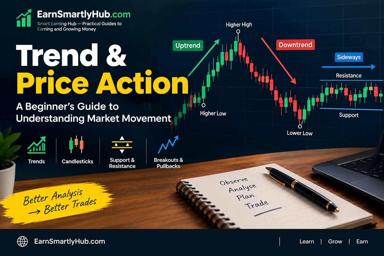 Trend & Price Action: A Beginner’s Guide to Understanding Market Movement