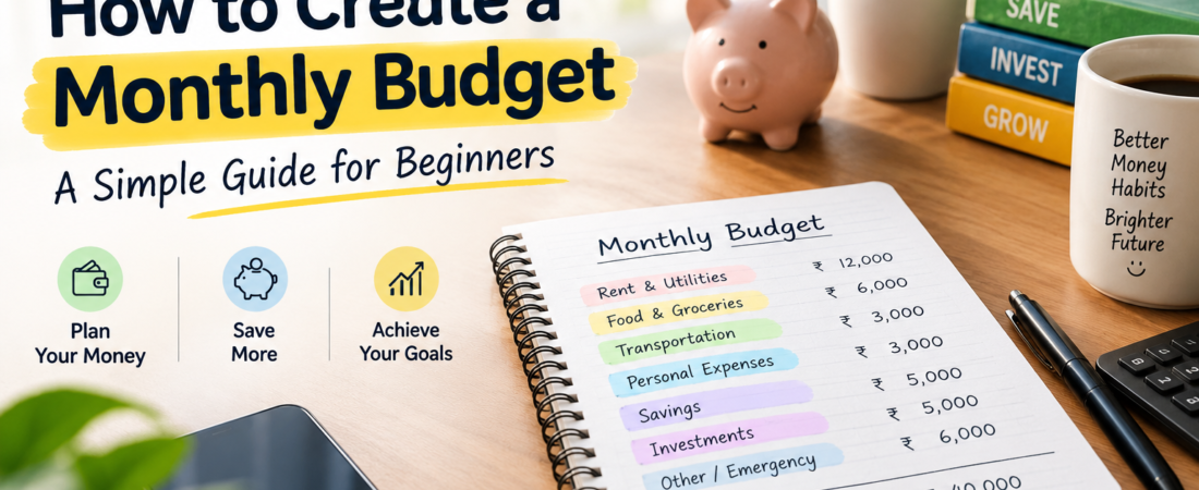 How to Create a Monthly Budget: A Simple Guide for Beginners