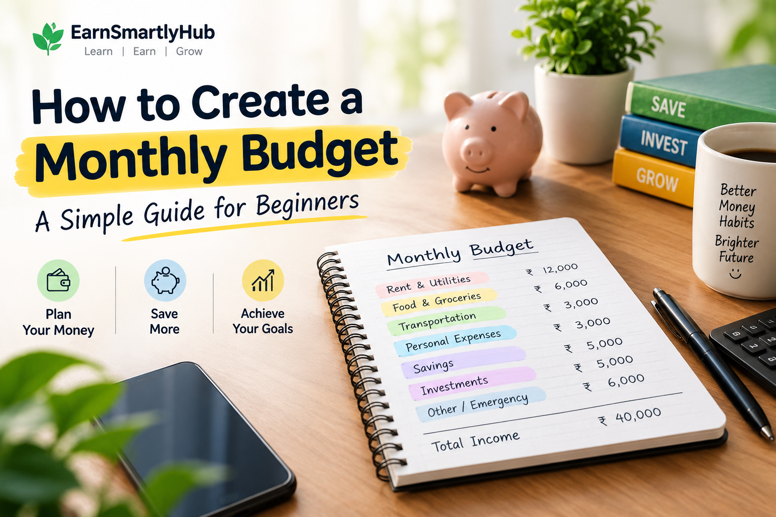 How to Create a Monthly Budget: A Simple Guide for Beginners